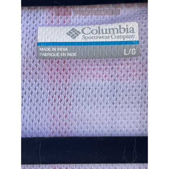 Columbia Men's Large red/white/blue plaid fishing - Picture 3 of 8